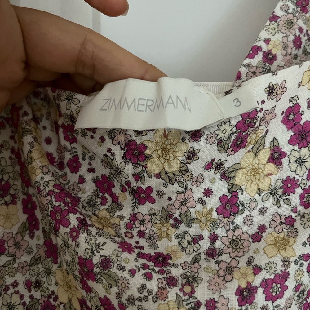 Zimmerman Carnaby Floral Linen Sundress - Picture 4 of 5